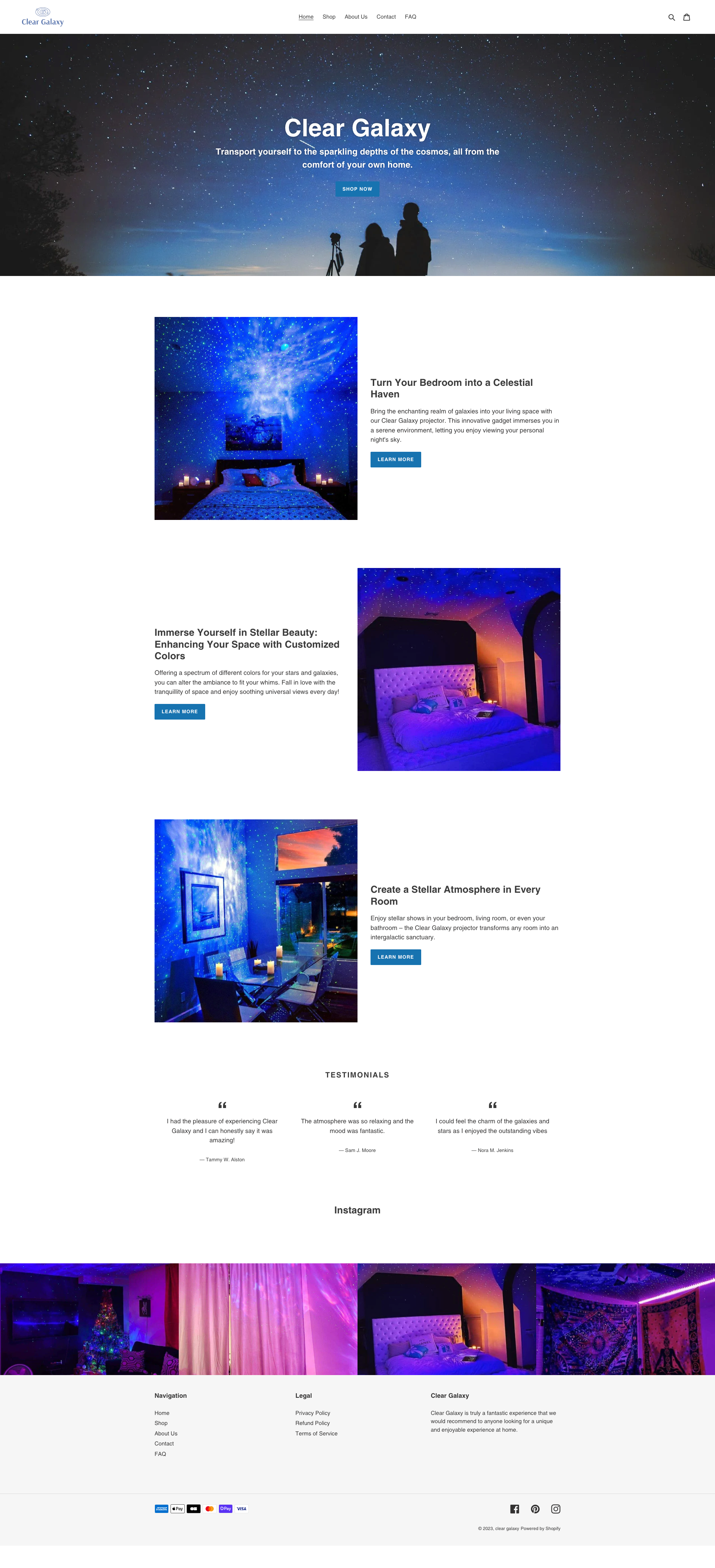 Clear-Galaxy_Home-Page